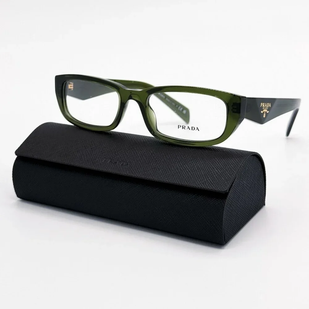 NEW PRADA EYEGLASSES PRB05V 19Z1O1 GREEN UNISEX PR B05V 19Z1O1 VPR B05